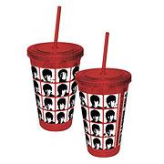 Beatles Hard Day's Night Album Cover Acrylic Travel Cup
